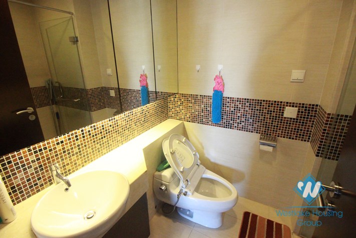 Bright  apartment for rent in Hoa Binh Green Tower, Ba Dinh, Hanoi.