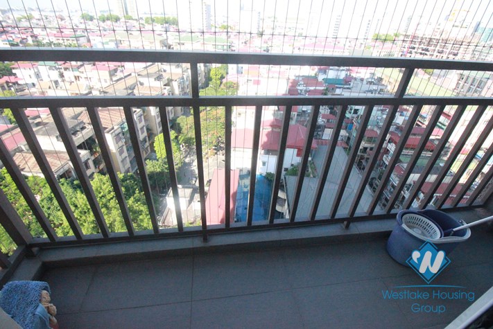 Bright  apartment for rent in Hoa Binh Green Tower, Ba Dinh, Hanoi.