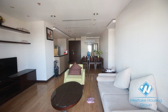 Bright  apartment for rent in Hoa Binh Green Tower, Ba Dinh, Hanoi.