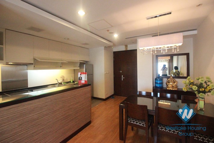 Bright  apartment for rent in Hoa Binh Green Tower, Ba Dinh, Hanoi.