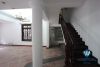 Large unfurnished house available for rent in Cau Giay district, Hanoi.