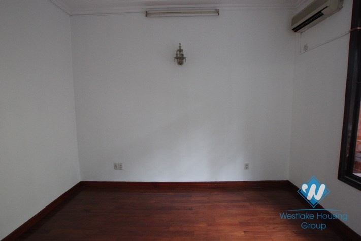 Large unfurnished house available for rent in Cau Giay district, Hanoi.