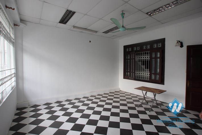 Large unfurnished house available for rent in Cau Giay district, Hanoi.