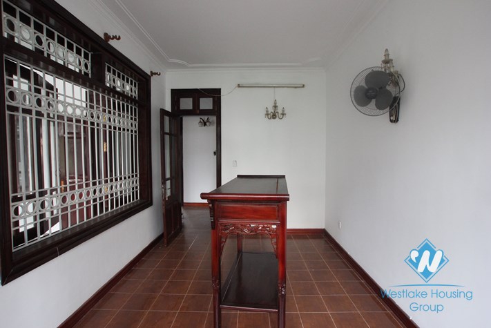 Large unfurnished house available for rent in Cau Giay district, Hanoi.