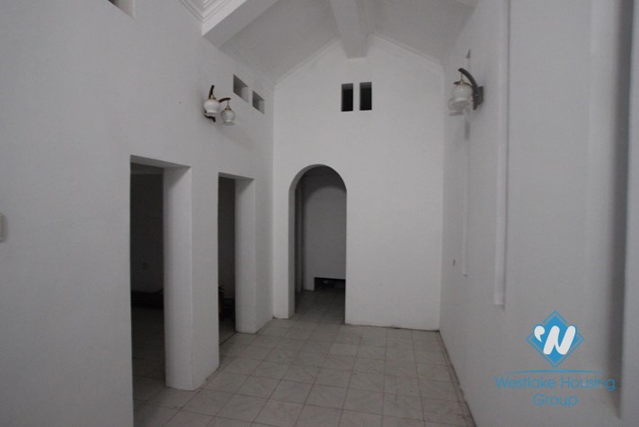 Large unfurnished house available for rent in Cau Giay district, Hanoi.