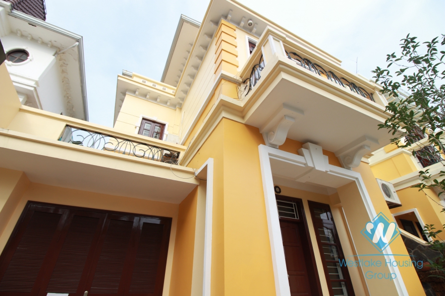 Cosy  house available for lease in block D, Ciputra compound, Tay Ho district, Hanoi