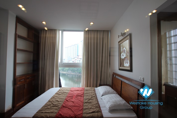 High floor apartment with great lake view for rent in Truc Bach, Hanoi