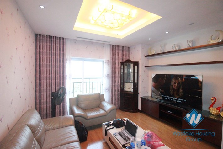 Nice apartment with 03 bedrooms for rent in Hoa Binh Green Tower, Ba Dinh, Hanoi