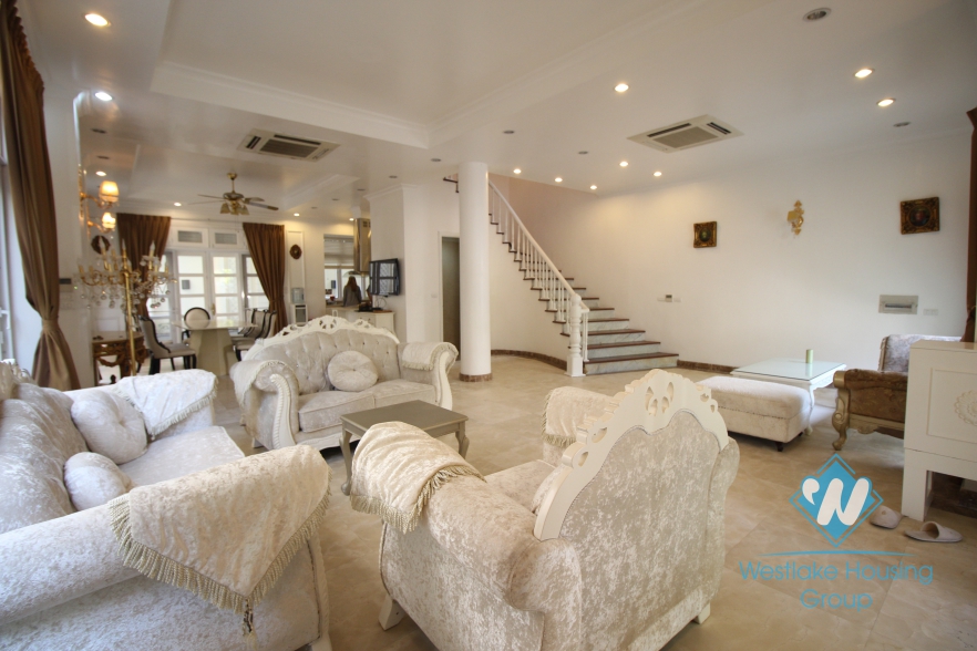 Luxury house for lease in Ciputra compound, Tay Ho, Hanoi