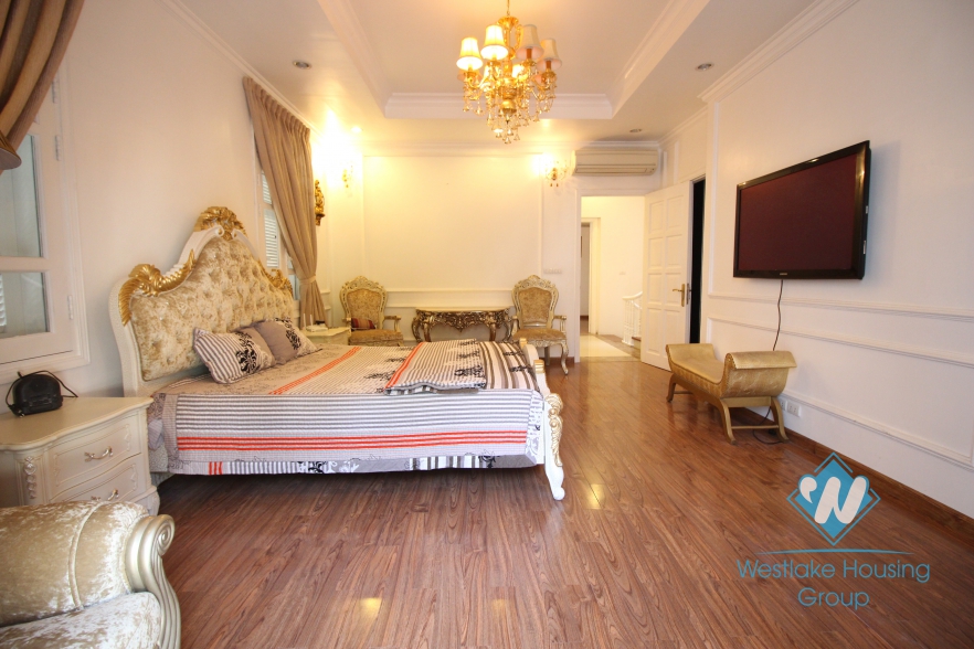 Luxury house for lease in Ciputra compound, Tay Ho, Hanoi