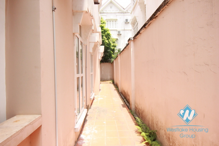 Unfurnished house for rent in T block, Ciputra, Tay Ho, Hanoi