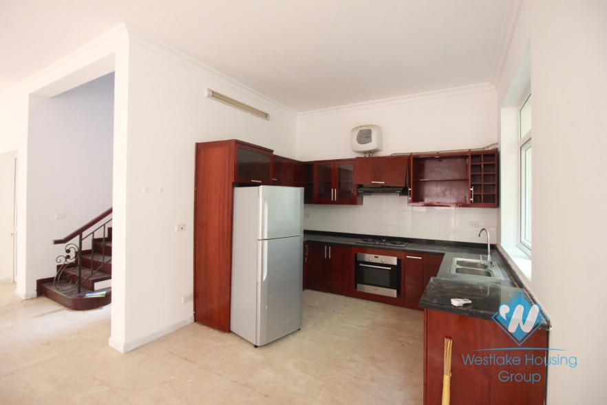 Unfurnished house for rent in T block, Ciputra, Tay Ho, Hanoi
