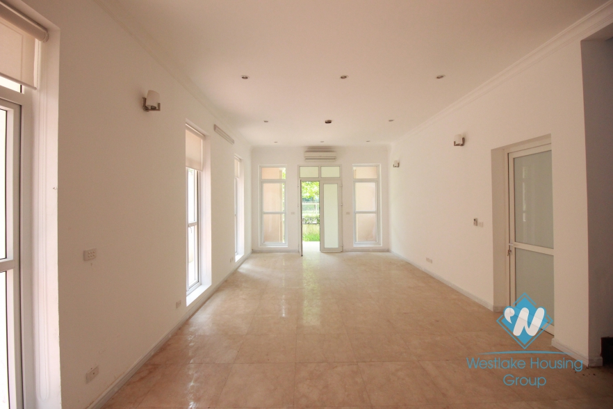 Unfurnished house for rent in T block, Ciputra, Tay Ho, Hanoi