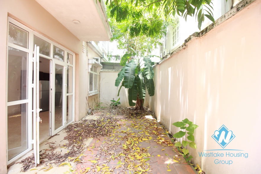 Unfurnished house for rent in T block, Ciputra, Tay Ho, Hanoi