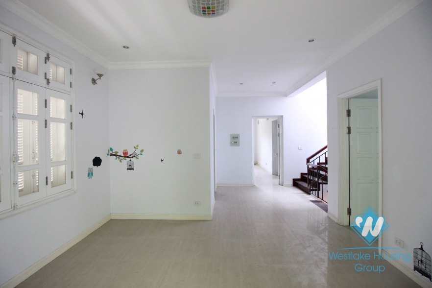 Unfurnished house for rent in T block, Ciputra, Tay Ho, Hanoi