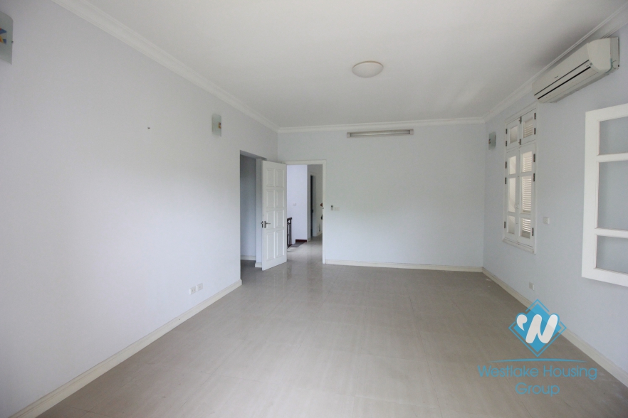 Unfurnished house for rent in T block, Ciputra, Tay Ho, Hanoi