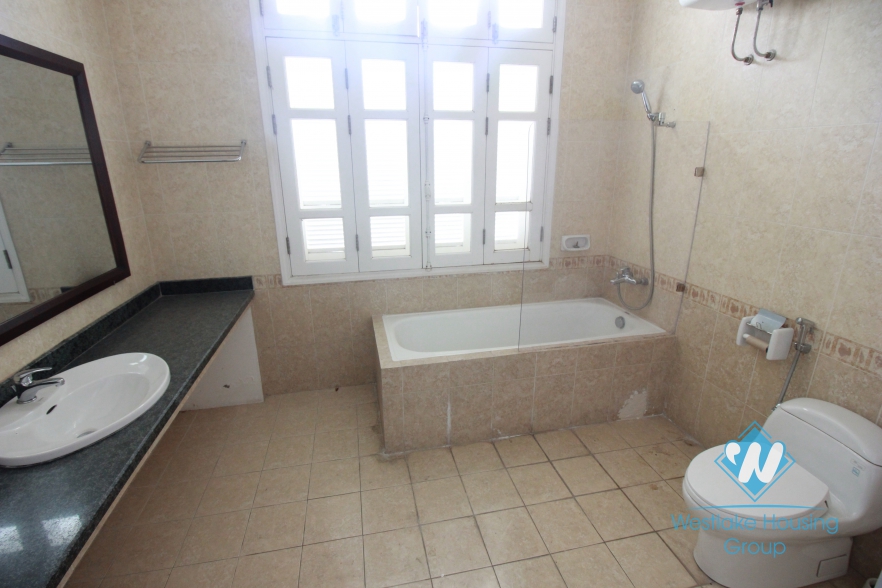 Unfurnished house for rent in T block, Ciputra, Tay Ho, Hanoi