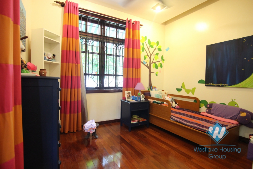 Nice house for rent in D block, Ciputra, Tay Ho, Hanoi