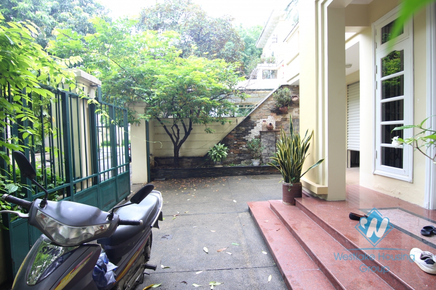 Nice house for rent in D block, Ciputra, Tay Ho, Hanoi