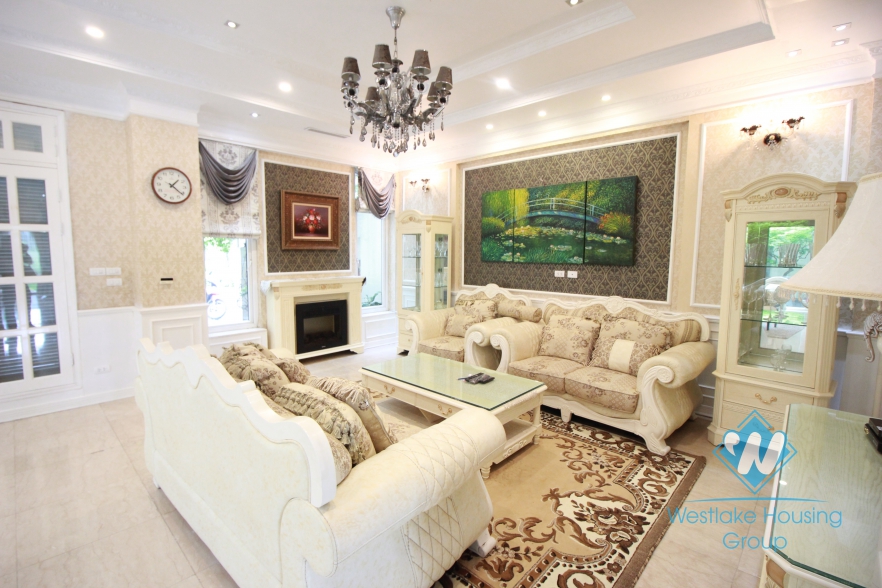 European style house for lease in Ciputra, Tay Ho, Hanoi
