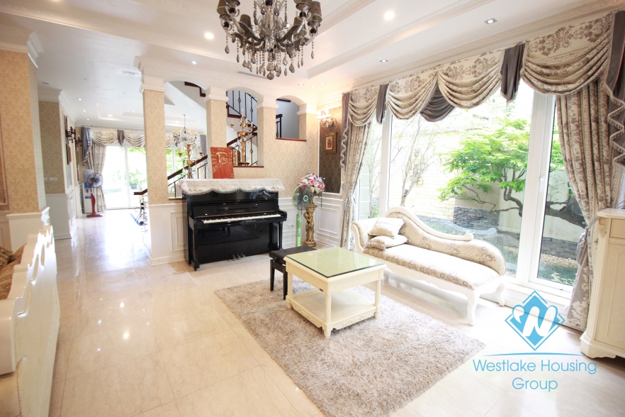 European style house for lease in Ciputra, Tay Ho, Hanoi