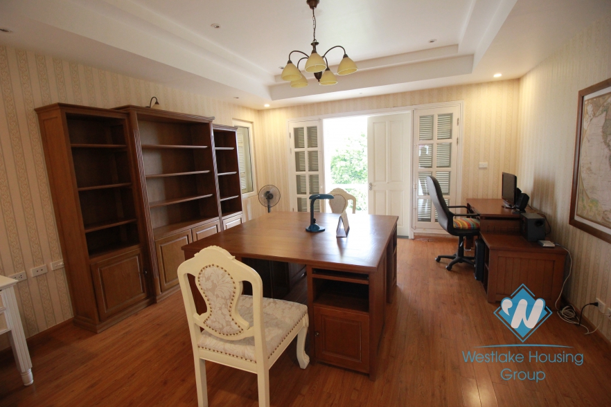 European style house for lease in Ciputra, Tay Ho, Hanoi
