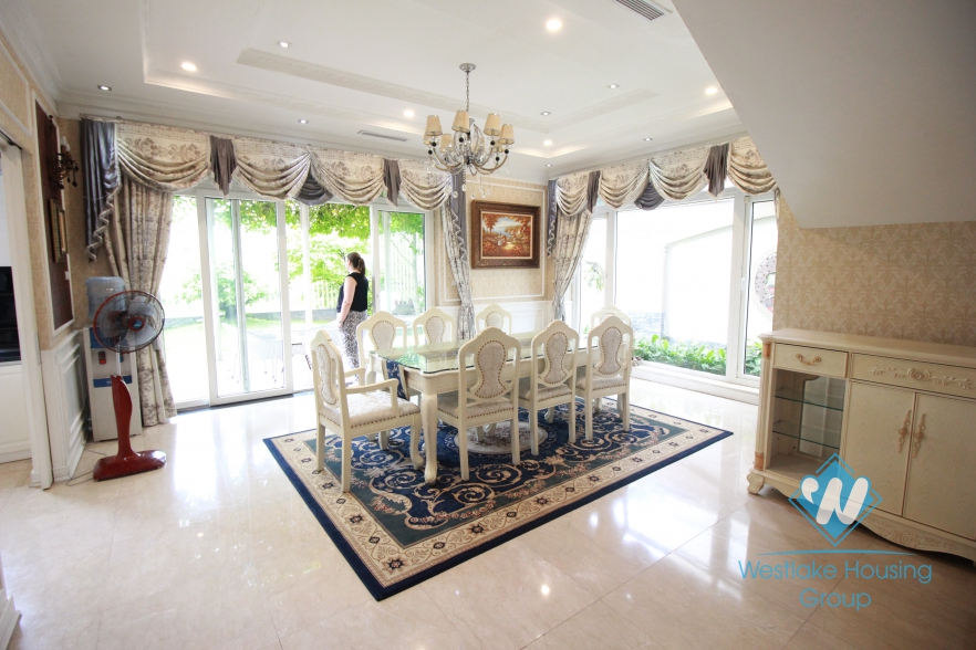 European style house for lease in Ciputra, Tay Ho, Hanoi