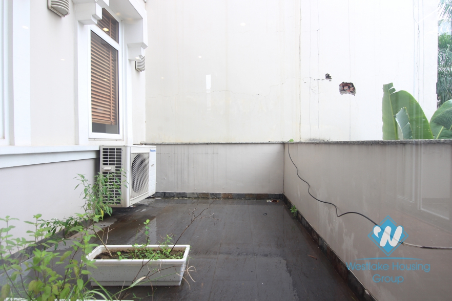 High quality class villa for rent with a huge garden for rent in Ciputra area, Tay Ho, Ha Noi