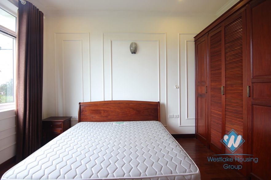 High quality class villa for rent with a huge garden for rent in Ciputra area, Tay Ho, Ha Noi