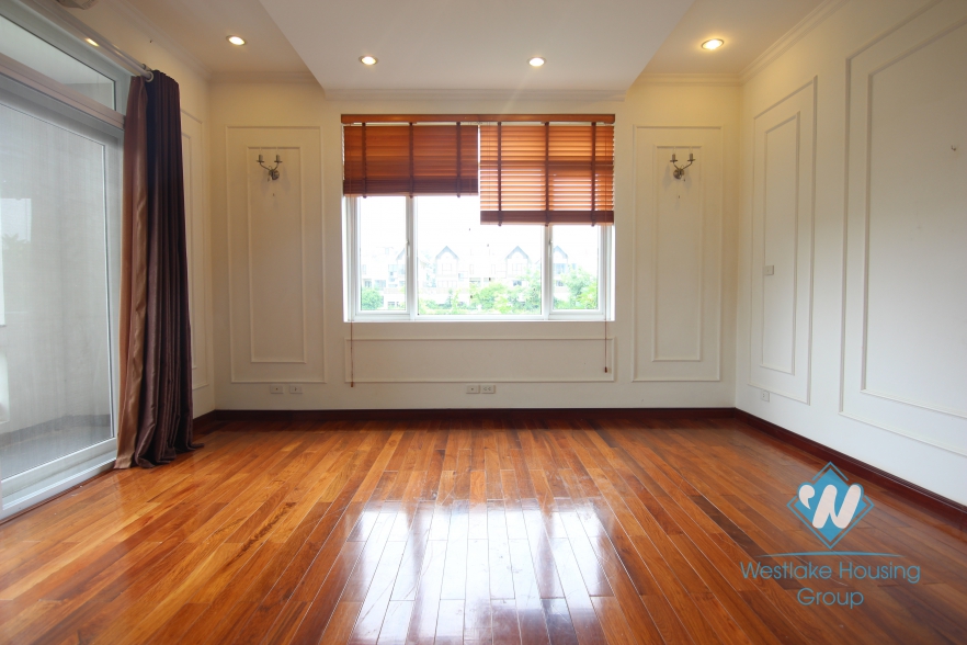 High quality class villa for rent with a huge garden for rent in Ciputra area, Tay Ho, Ha Noi