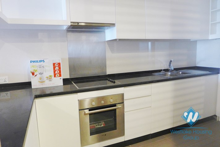 Newly renovated apartment for rent in Hoa Binh Green Towers, Ba Dinh, Hanoi