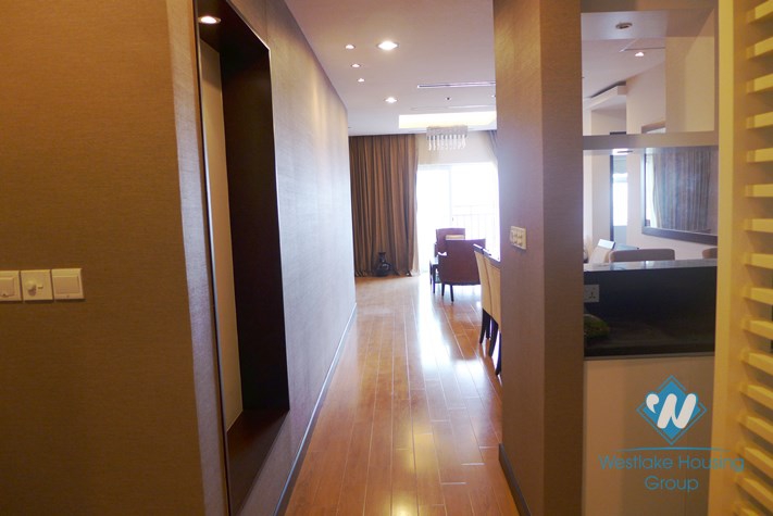 Newly renovated apartment for rent in Hoa Binh Green Towers, Ba Dinh, Hanoi