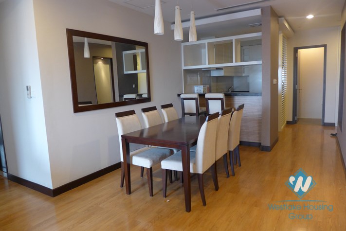 Newly renovated apartment for rent in Hoa Binh Green Towers, Ba Dinh, Hanoi