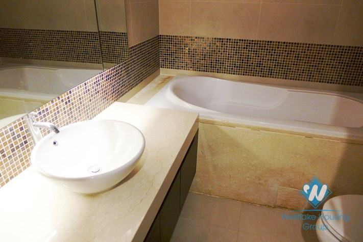 Newly renovated apartment for rent in Hoa Binh Green Towers, Ba Dinh, Hanoi