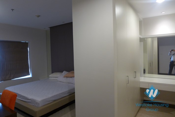 Newly renovated apartment for rent in Hoa Binh Green Towers, Ba Dinh, Hanoi