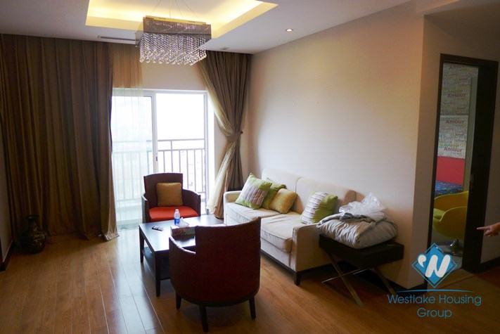 Newly renovated apartment for rent in Hoa Binh Green Towers, Ba Dinh, Hanoi