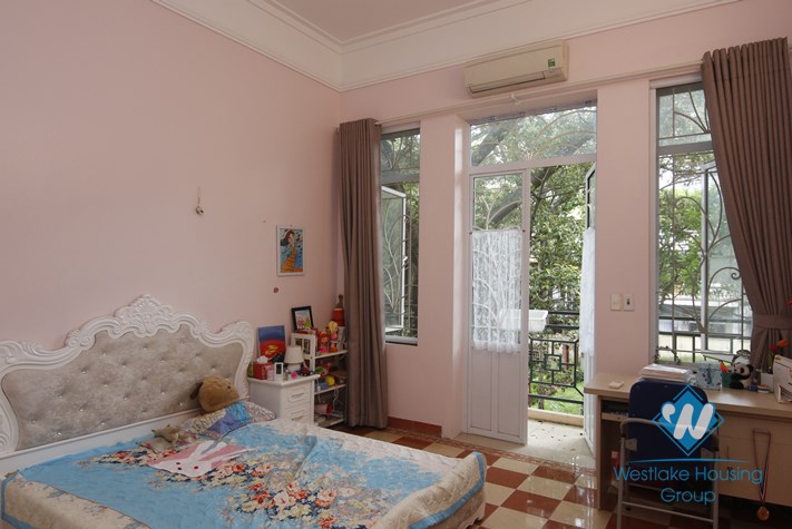 4 bedrooms house for rent in Doi Can st, Ba Dinh district, Hanoi