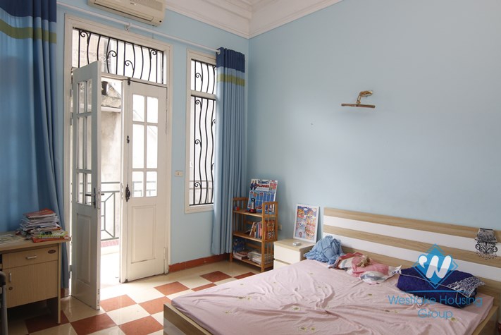 4 bedrooms house for rent in Doi Can st, Ba Dinh district, Hanoi