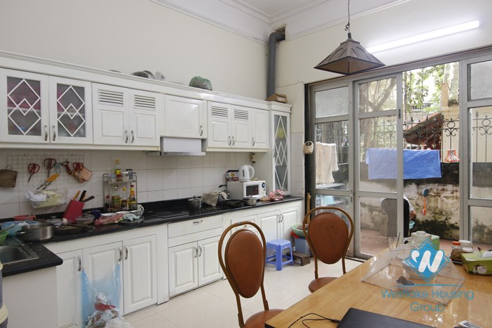 4 bedrooms house for rent in Doi Can st, Ba Dinh district, Hanoi