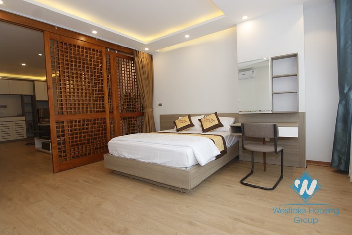 Brand new 1 bedroom apartment in Truc Bach with nice terrace