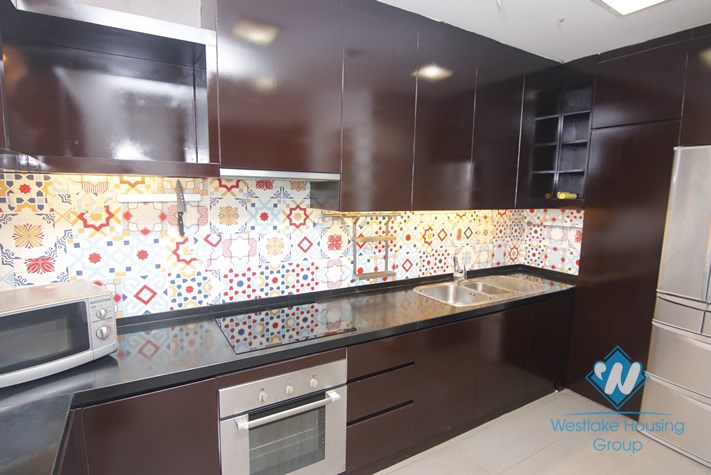 Modern 03 Bedroom apartment for rent in Hoa Binh Green, Ba Dinh district, Ha Noi