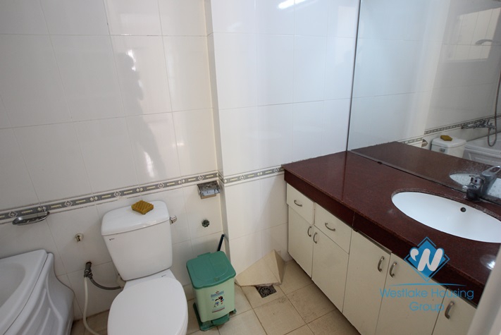 4-floor house with nice yard for rent in Tay Ho district .