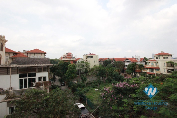 Modern and beautiful serviced apartment for rent in Dang Thai Mai St, Tay Ho, Hanoi