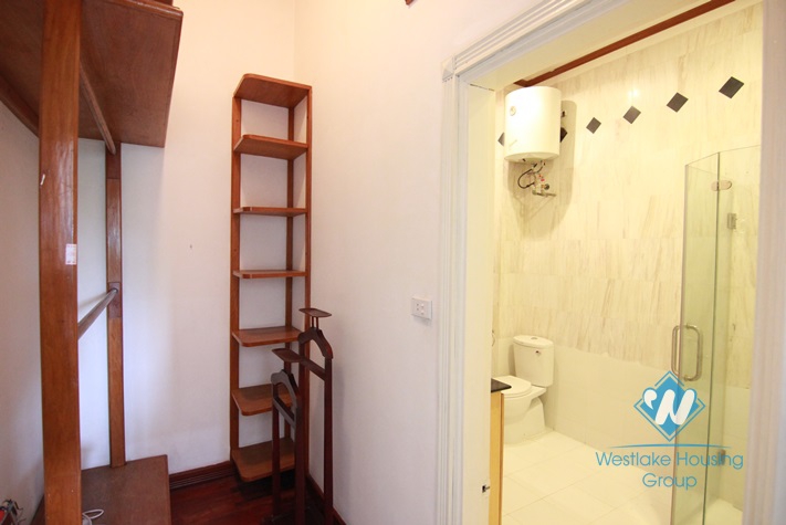 French style house with lake view terrace for rent in Westlake Tay ho, Hanoi, Vietnam