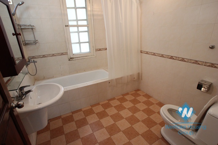 Beautiful house with big yard for rent in Tay Ho, Ha Noi.