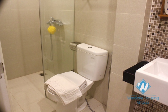 Balcony with lakeview 02 bedrooms apartment for rent in Dang Thai Mai street, Tay Ho area.