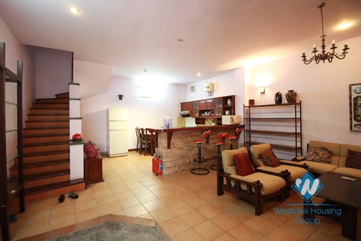 Nice 4 stories house for rent in Nghi Tam village, Tay Ho, Hanoi 