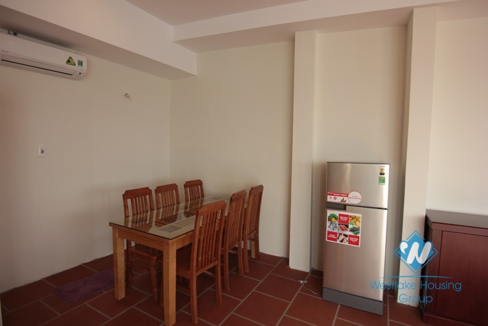 Lake view one bedroom apartment for rent in Tay Ho area.