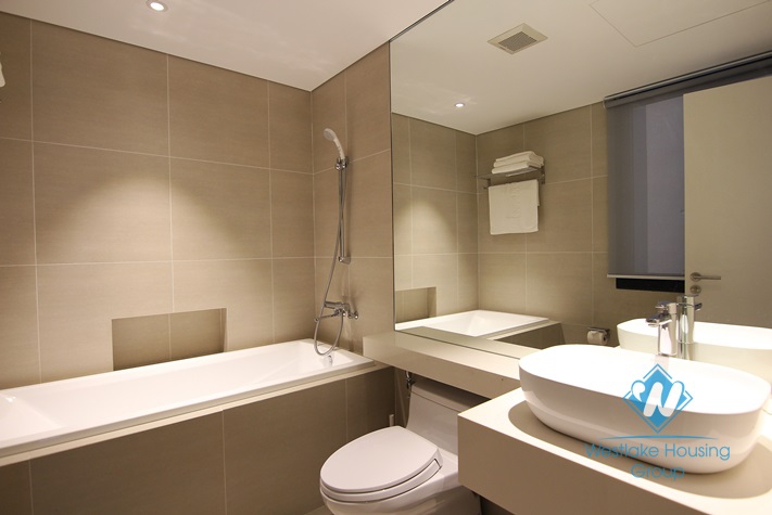 Modern and clean studio apartment for rent in Tay Ho district, Ha Noi