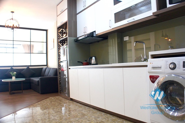 Balcony with lakeview 02 bedrooms apartment for rent in Dang Thai Mai street, Tay Ho area.